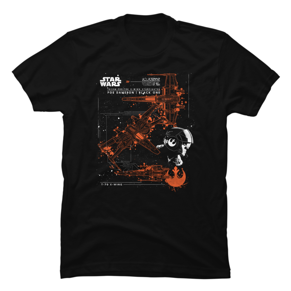 poe dameron t shirt